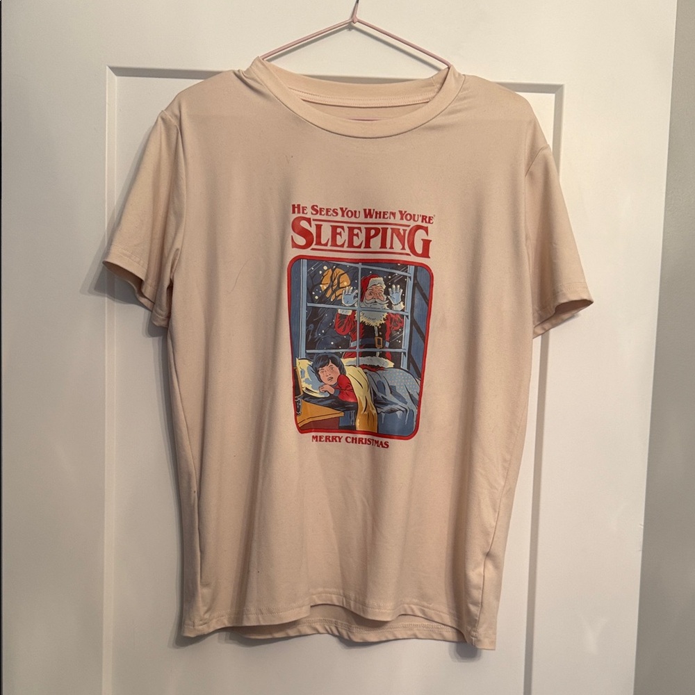 Beige Graphic Men's T-Shirt